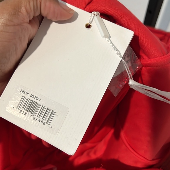 $498 NWT Mac Duggal Ombré Pleated Bust Tulle Dress w/Beaded Belt #20378 (Size 2) - Picture 9 of 12